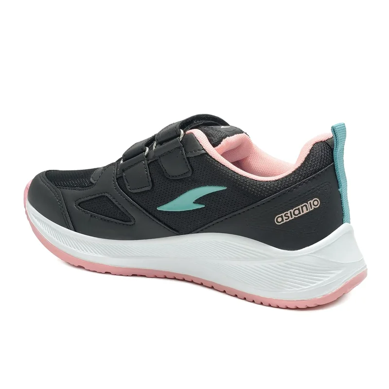 Asian Black Peach Sneakers for Girls