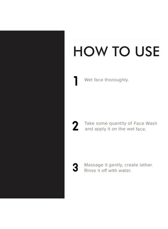 Elecsera Detox Facewash Activated Charcoal| For Deep Cleaned Skin | Reveals Glow, Pollution Clear Face Wash (150 ml) - Image 2