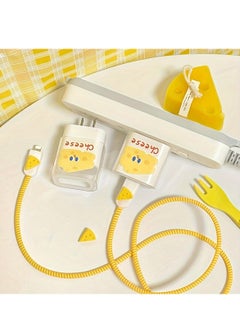 Generic 3D Cute Cartoon Series Fast Charger Protector for iPhone 18W 20W iPhone 14 13 12 11 Pro Max Fast Charging Cable Charger Head Protective Cover Cable Accessory Data Cable Protective Sleeve.  - Image 3