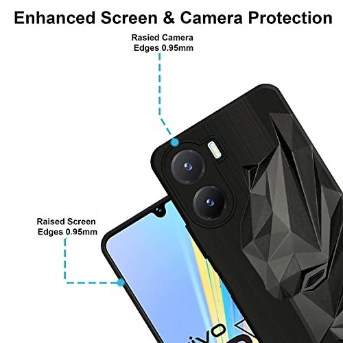VIDO Exclusive Soft Back Case Cover for Vivo T2x 5G / Y56 5G / Vivo Y16 (Shock Proof |360 Degree Complete Protection) - Image 2
