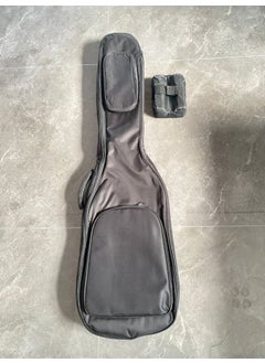 Generic Padded Guitar Backpack for Electric Guitar Bass 10T elecTric bass black coTTon bag (wiTh neck supporT) 