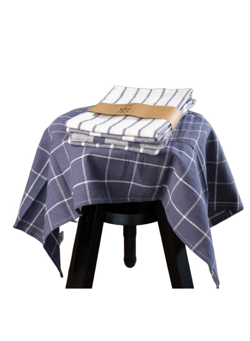 Ramadan Special: Premium 100% Cotton Tea Towels – 50x70 cm (Pack of 5) – Ultra Absorbent, Quick-Dry Terry Kitchen Towels for Iftar & Suhoor Prep, Cleaning & Everyday Use  - Image 1
