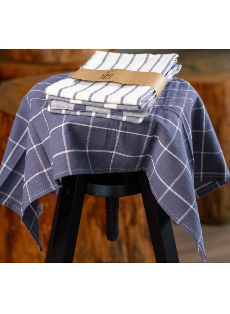 Ramadan Special: Premium 100% Cotton Tea Towels – 50x70 cm (Pack of 5) – Ultra Absorbent, Quick-Dry Terry Kitchen Towels for Iftar & Suhoor Prep, Cleaning & Everyday Use  - Image 2
