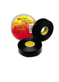 3M 3M 500-06132 Scotch Super 33+ Vinyl Electrical Tape, 3/4" Width, 66' Length  - Image 2