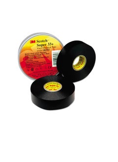 3M 3M 500-06132 Scotch Super 33+ Vinyl Electrical Tape, 3/4" Width, 66' Length  - Image 3