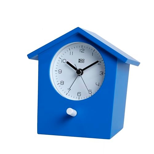 KOOKOO EarlyBird Blue, Birdsong Alarm Clock with Original Field Recordings or a Three-Tone gong - Image 1