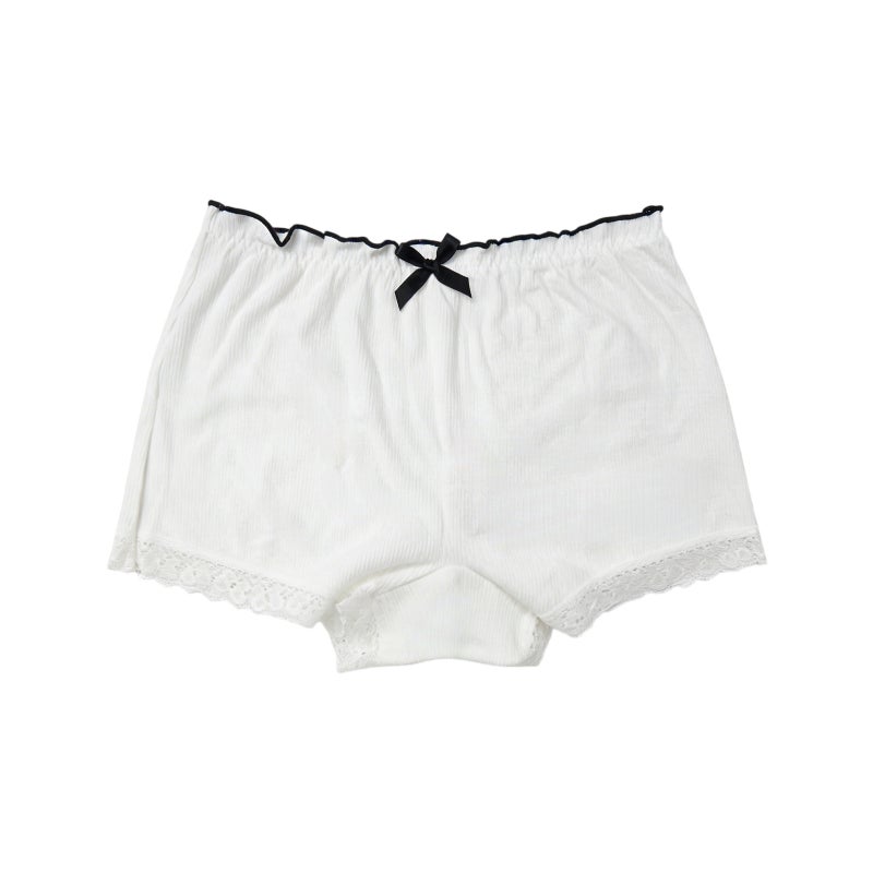 Zeriluna Mid-Rise Bow Shorts - Soft, Comfortable, Breathable & Skin-Friendly - Image 5