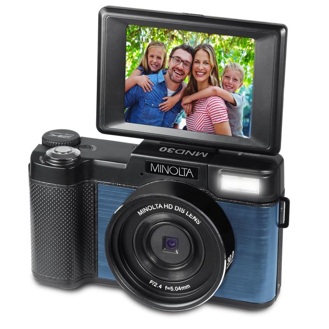 Minolta Mnd30 30 Mp / 2.7K Ultra Hd Digital Camera (Blue) - Image 5