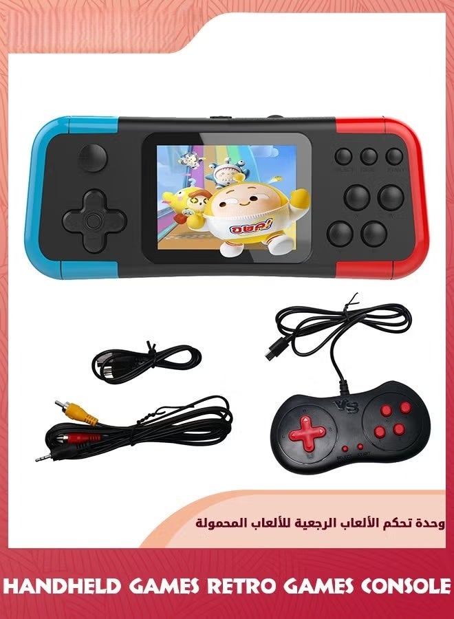 EETU Handheld Game Console For Kids Adults,500 Classic Retro Handheld Video Game Console,Portable Gamebox,Electronic Video Games Support 2 Players And Tv Connection,Travel Games For Birthday Gift, - Image 1