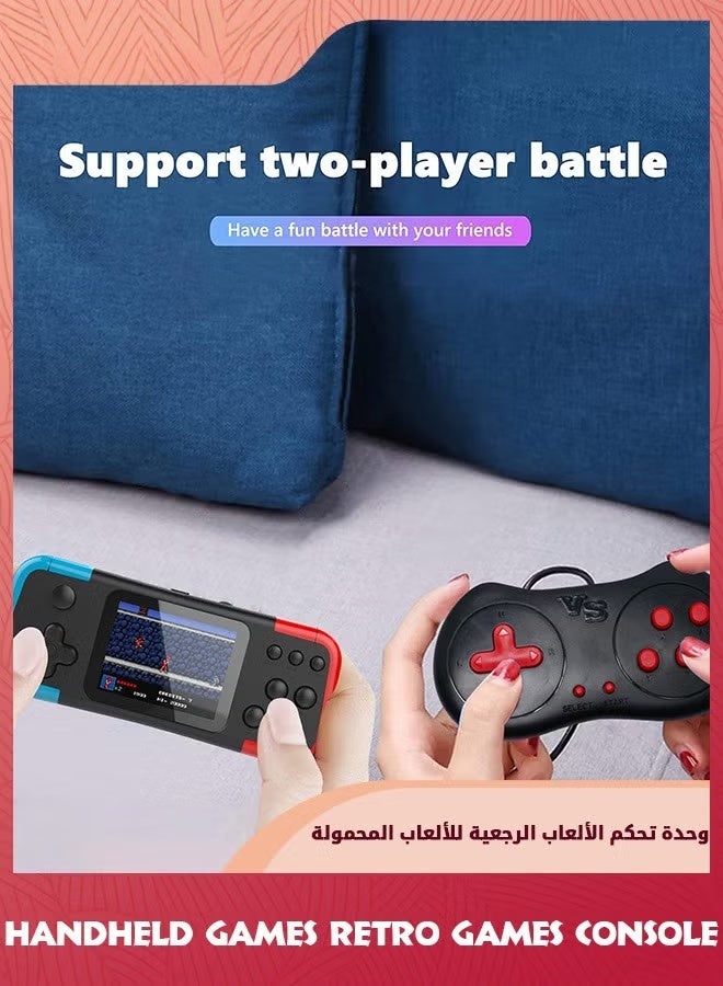 EETU Handheld Game Console For Kids Adults,500 Classic Retro Handheld Video Game Console,Portable Gamebox,Electronic Video Games Support 2 Players And Tv Connection,Travel Games For Birthday Gift, - Image 3