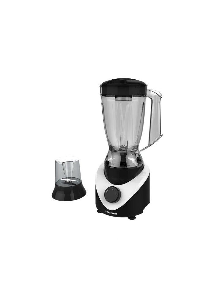خلاط كهربائي TORNADO 500 واط، سعة 1.5 لتر، مطحنة، أسود NBL500/1