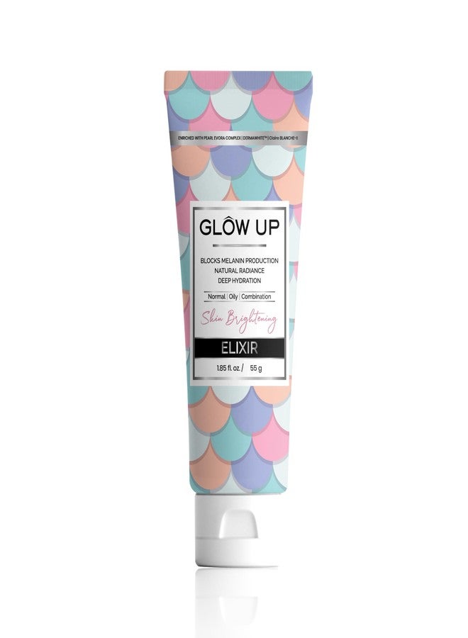 Glow Up Skin Brightening Elixir | Brightening moisturizer| Melanin Blocking Formula| Lightweight Non-Greasy | Deep Hydration| 55gm - Image 1