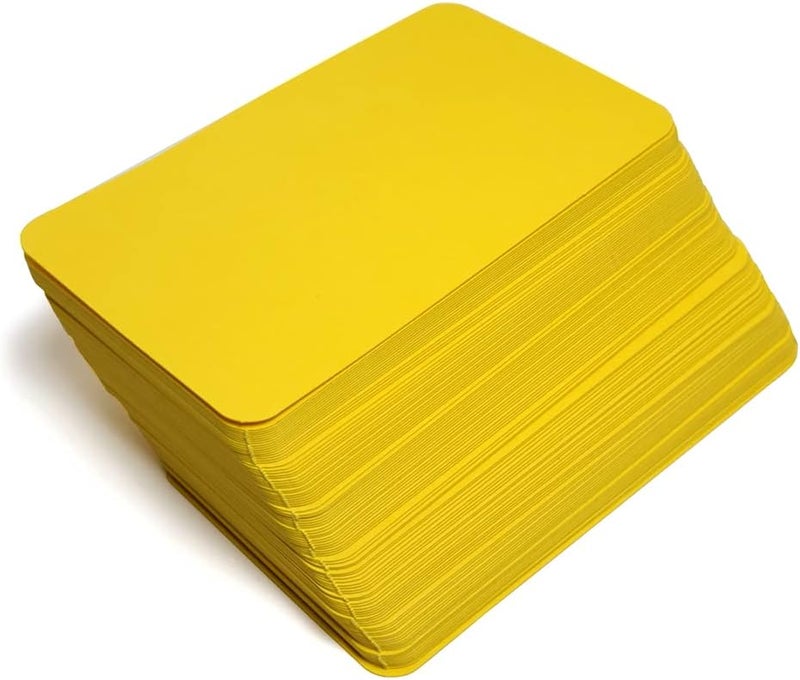 PPAPPAPPIYO 3.5x2 Blank color index cards (100) Paper - Blank (yellow) - Image 4