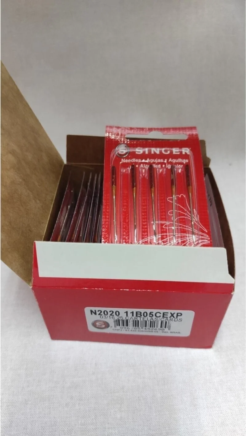 سينجر 11 Number 1 Box (25 PACK) Sewing Machine Needle 80/11