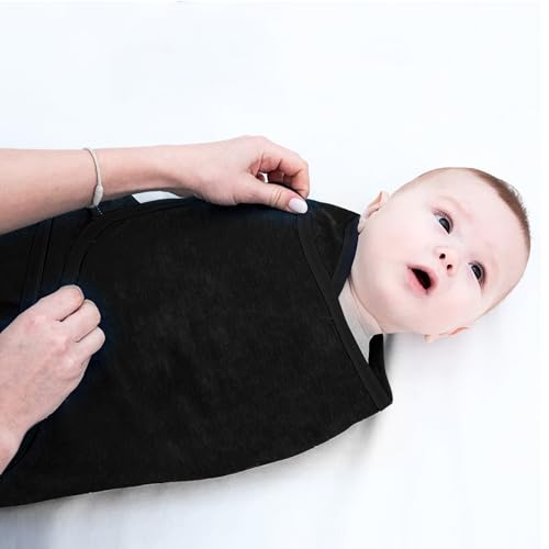 Benoxine Organic Cotton Baby Swaddle Sleep Sack 0-3 Months - Soft Breathable Hypoallergenic Swaddle Wrap Blanket for Newborns Infants - Unisex for Boys Girls, Improves Sleep & Calms Startle Reflex - Image 5