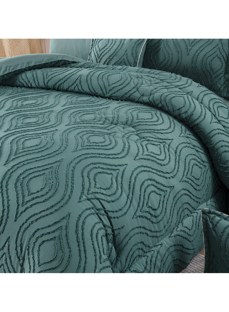 Hi homey Comforter Set- Bed in a Bag 8 Pieces set All Season Bedding Sets with Comforter & Luxurious Microfiber Fabric comforter set  - Image 4