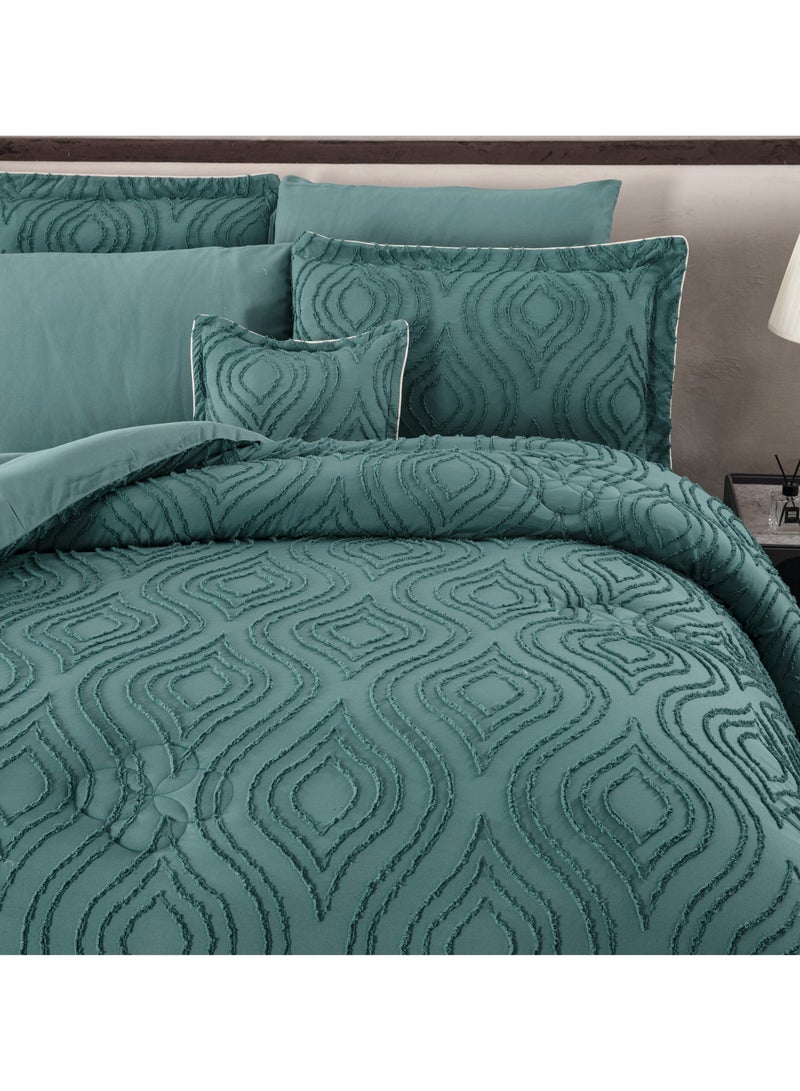 Hi homey Comforter Set- Bed in a Bag 8 Pieces set All Season Bedding Sets with Comforter & Luxurious Microfiber Fabric comforter set  - Image 2