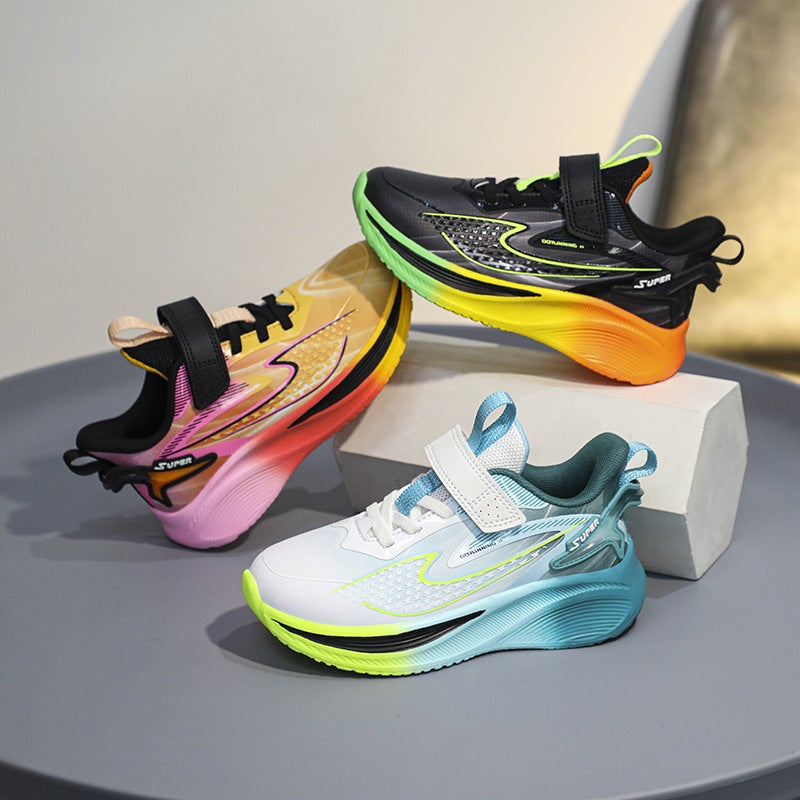 Women'S Shoes Boys Sneaker 2024 New Season Comfortable Breathable Light Running Shoes Large Children'S Casual Mesh Shoes - Image 2