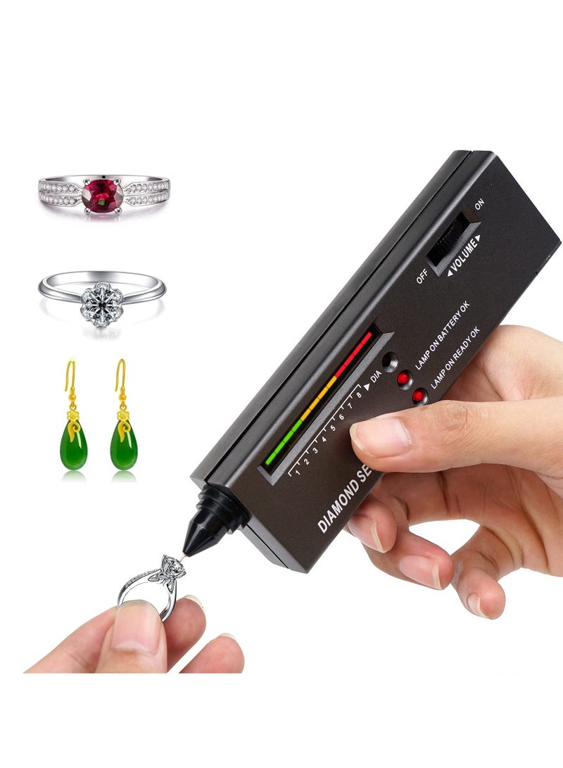 Professional Jeweller High Accuracy Diamond Tester For Novice and Expert - Diamond Selector II 9V Battery Included - Image 1