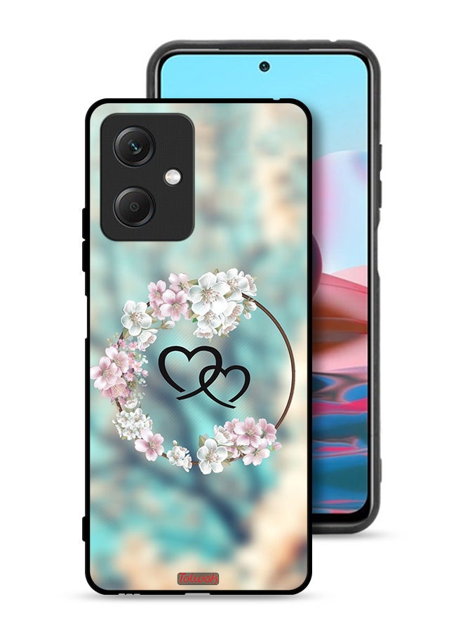 Tolwak Xiaomi Redmi Note 12 Protective Case Cover Hearts In Ring Art - Image 1