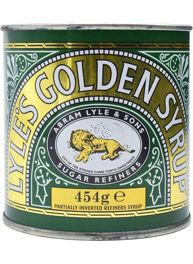 Golden Lyle's Golden Syrup, 454g | Premium Cane Sugar Syrup for Baking, Desserts & Toppings – Rich Taste & Smooth Texture - Image 1