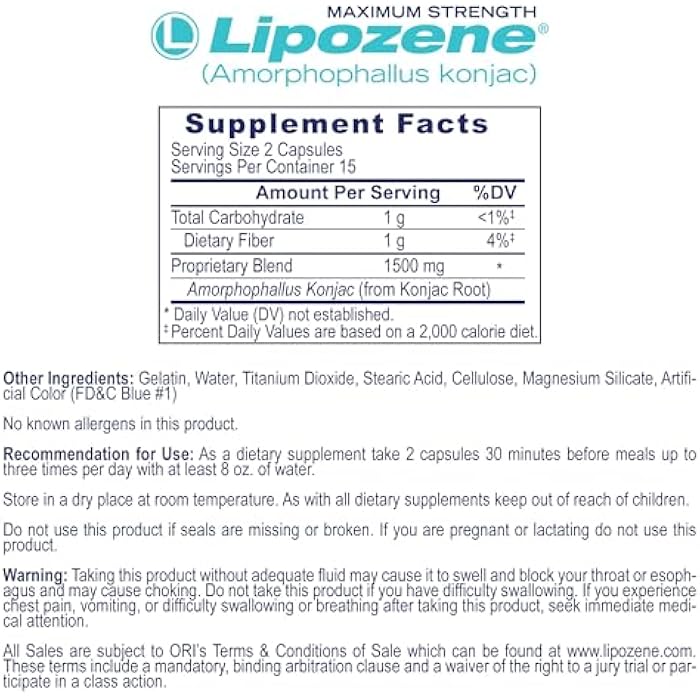 Lipozene Weight Loss Pills Double Pack and MetaboUp Plus Thermogenic Supplement - Appetite Suppressant - Image 3