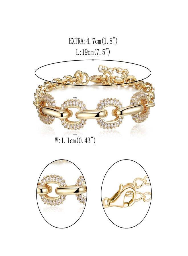 FANZE Stackable Bracelets for Women, Layered Bracelet Gold Bracelets for Women Trendy Birthday Christmas Anniversary Graduation Gifts - Image 4