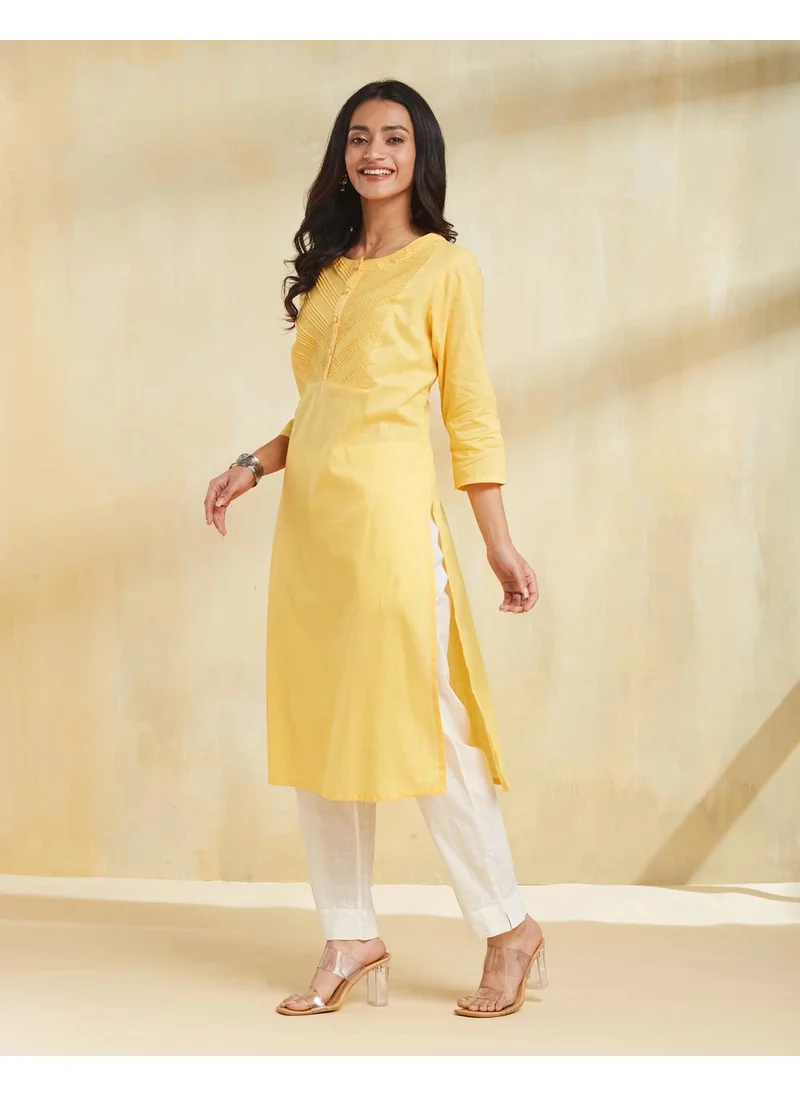 Fabindia Hand Block Printed  Long Kurta