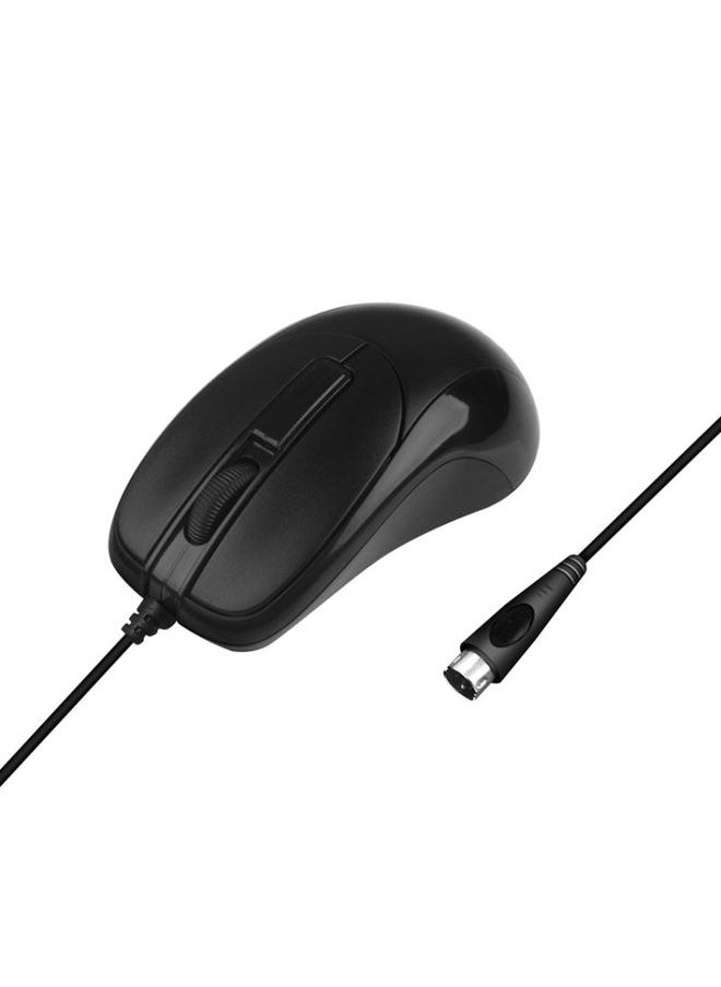BURAQ PS2 3 Buttons Wired Optical Office Desktop Notebook Gaming Mouse  - Image 1
