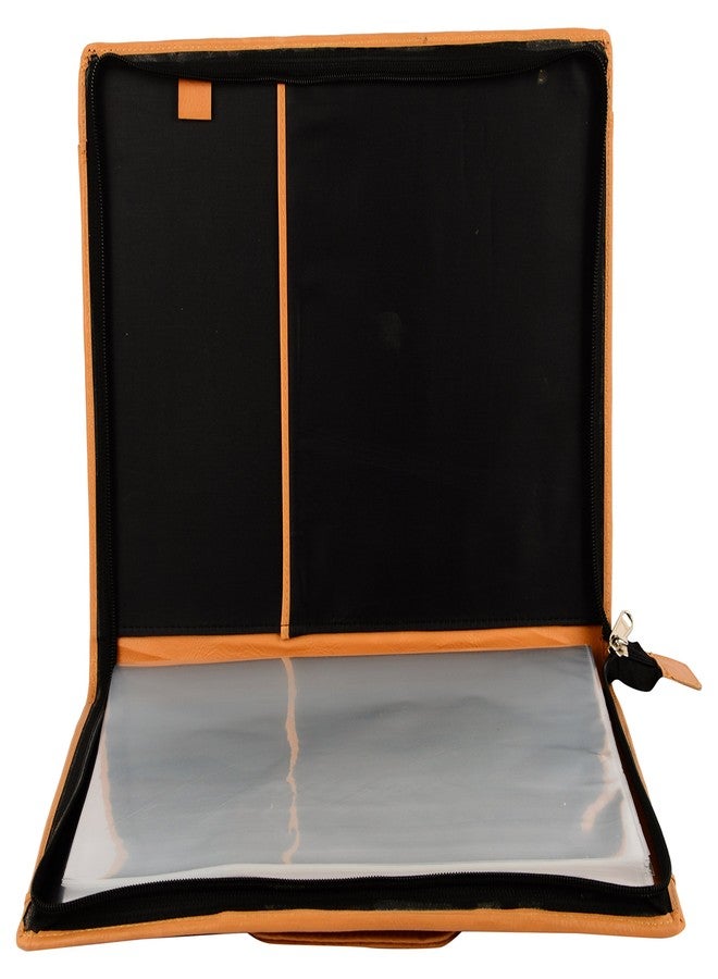 Pareek Document File with Handle B4 Office Handle Faux Leather Bag for Loose documents - Image 5