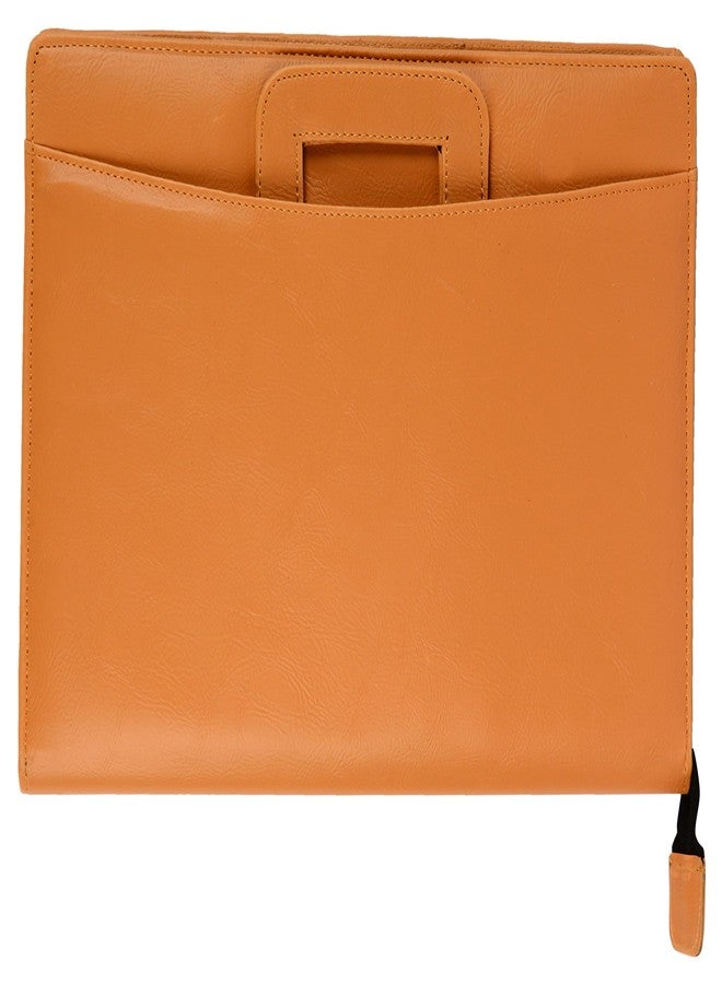 Pareek Document File with Handle B4 Office Handle Faux Leather Bag for Loose documents - Image 3