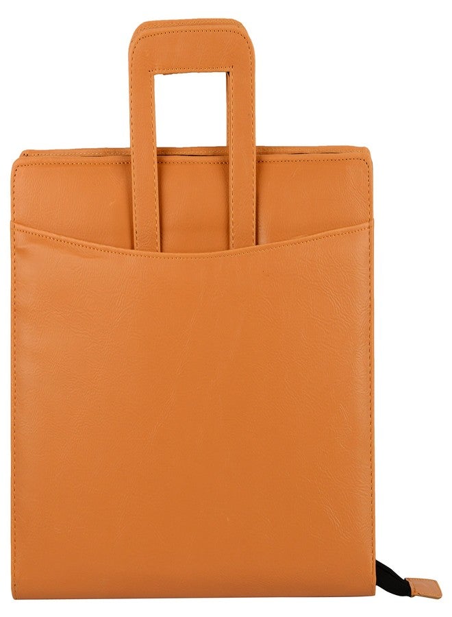 Pareek Document File with Handle B4 Office Handle Faux Leather Bag for Loose documents - Image 1