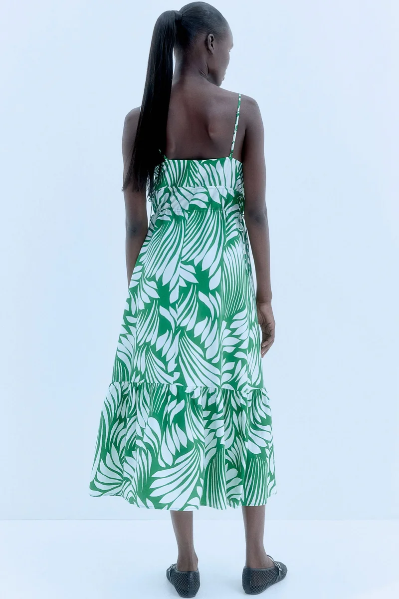 H&M Drawstring-Detail Maxi Dress
