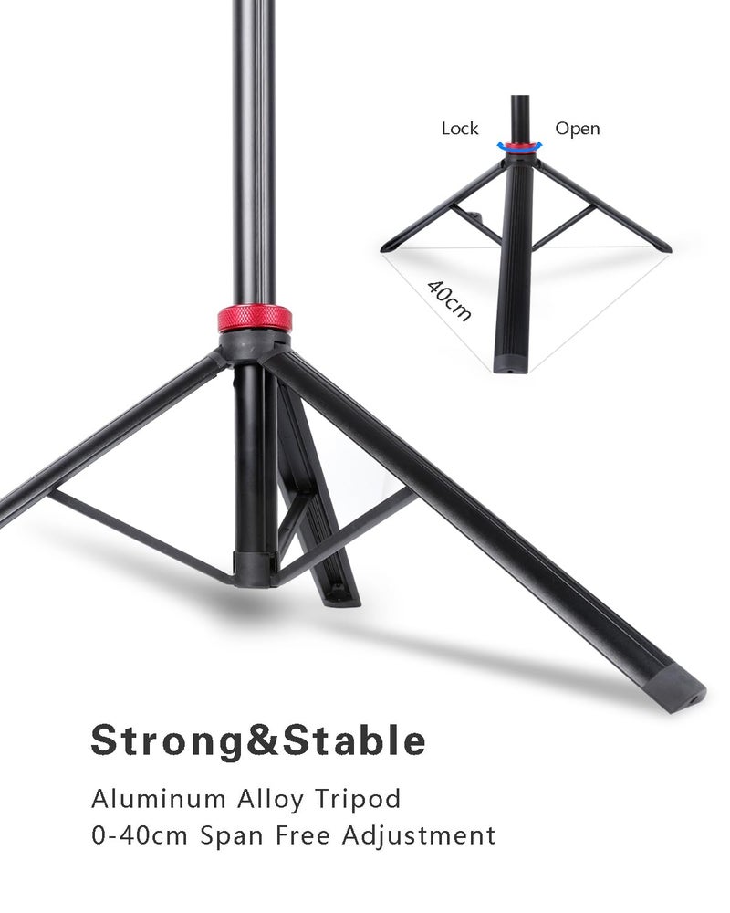 Leenconghui 80" Tripod & Selfie Stick for DJI Osmo Pocket 3/4，Expandable Selfie Stick Tripod Accessory for DJI Osmo Pocket3 4 - Image 4