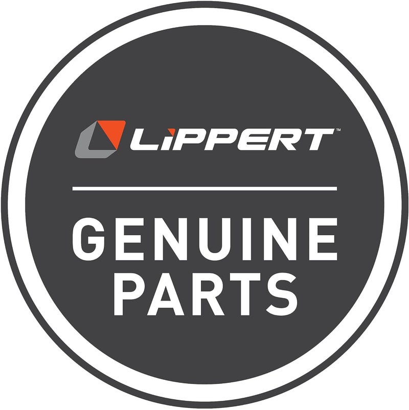 Lippert Components Lippert RV Entry Screen Door Frame Striker, 2.20" x 1.125" Radius Outside Strike Latch Tie Plate, Durable Plastic Construction - 198287, Black - Image 5