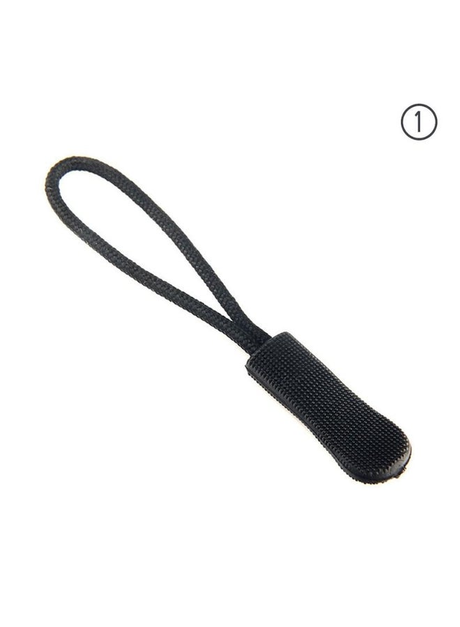 10pcs Zipper Pull Puller End Fit Rope Tag Replacement Clip Broken Buckle Fixer Zip Cord Bag Suitcase Tent Backpack Zipper Head 