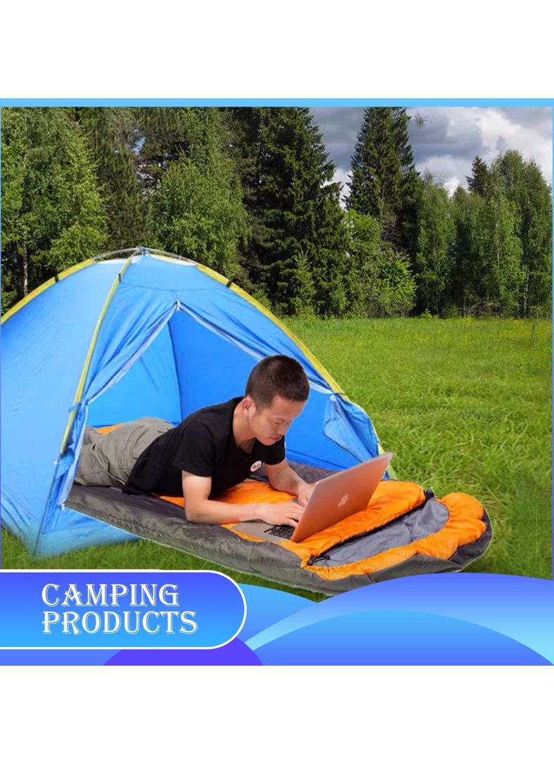 Manful Hooded Envelope Sleeping Bag for Outdoor Camping  - Image 3