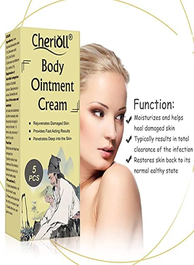 Cherioll Face Cream, Moisturising Cream, Body And Face Moisturizer For Dry Skin, Healthy Skin Treatment,5Pcs - Image 5