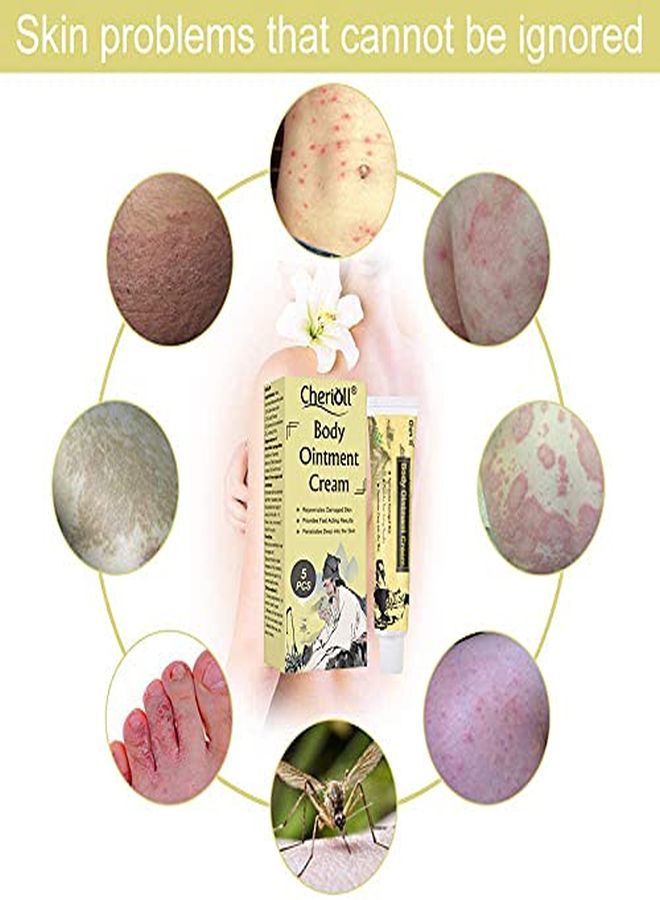 Cherioll Face Cream, Moisturising Cream, Body And Face Moisturizer For Dry Skin, Healthy Skin Treatment,5Pcs - Image 4