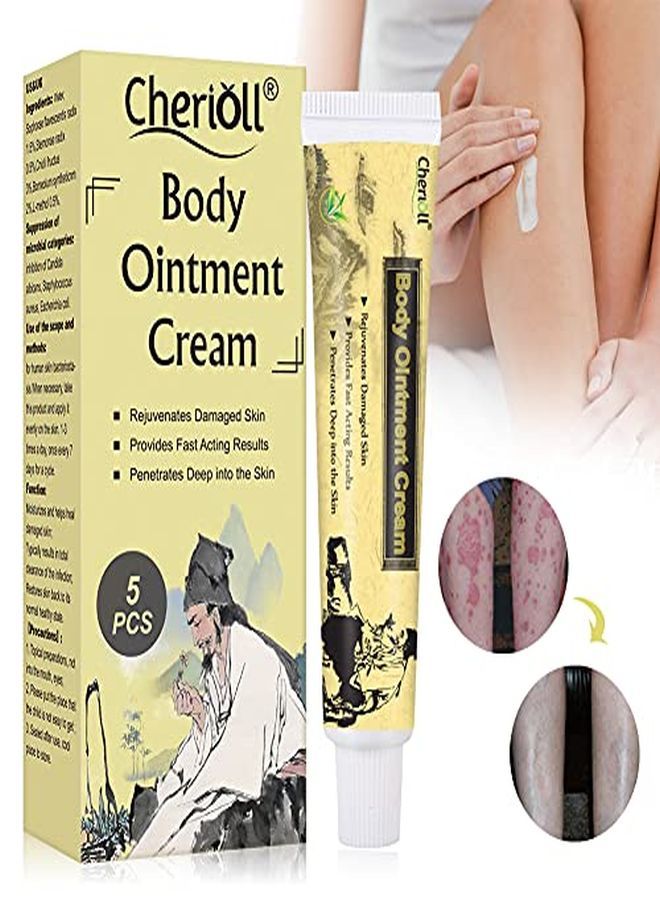 Cherioll Face Cream, Moisturising Cream, Body And Face Moisturizer For Dry Skin, Healthy Skin Treatment,5Pcs - Image 1