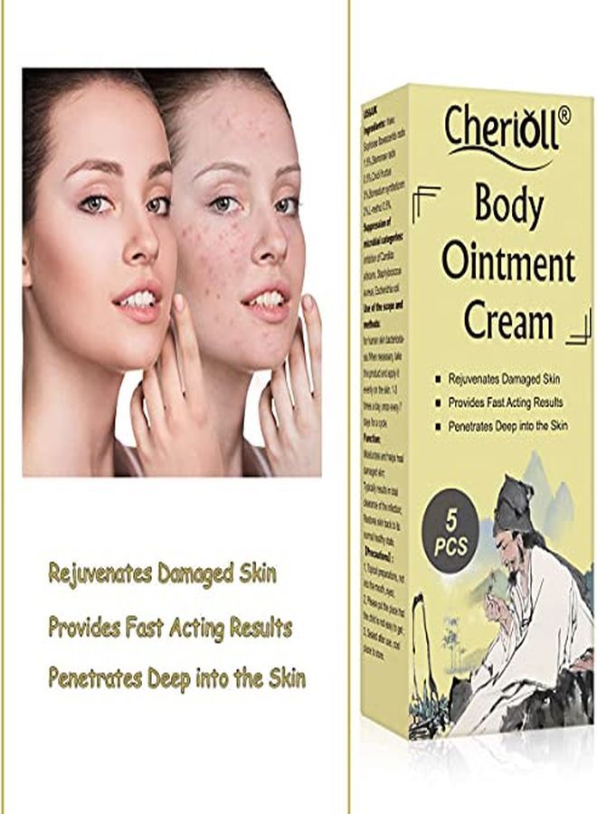 Cherioll Face Cream, Moisturising Cream, Body And Face Moisturizer For Dry Skin, Healthy Skin Treatment,5Pcs - Image 2