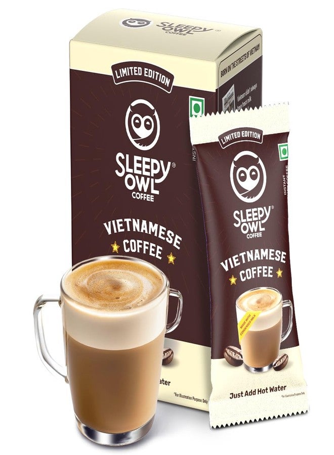 Sleepy Owl Vietnamese Coffee Premix, Instant Coffee Premix Sachets, Bold & Creamy, Café-Style Brew at Home, 3 in 1 Coffee, Made with Condensed Milk, 100g (5 Sachets x 20g) - Image 1