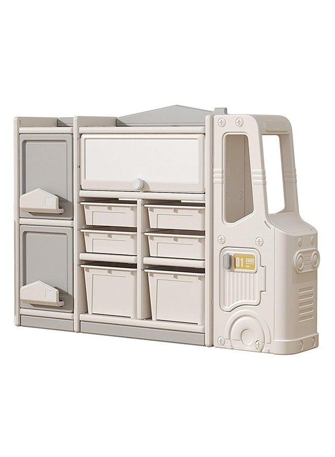 Beauenty Children's Toy Storage Organizer  Large Kids Toy Chests  Kids Storage Bins Toy Boxes  Car Children's Toy Storage Rack  Toy Box Organizer for Kids' Playroom (Car-A) - Image 1