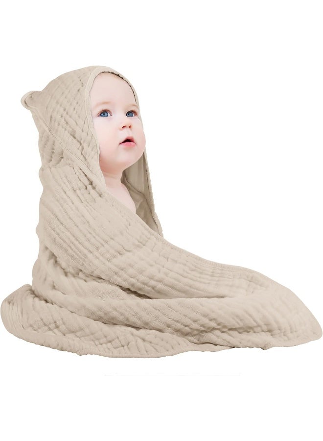Yoofoss Hooded Baby Towels for Newborn - Image 1