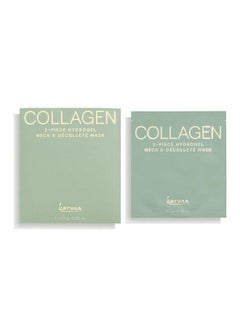 Karuna Collagen Hydrogel 2piece Neck and Décolleté Sheet Masks Skin Care Products with Collagen Hydrogel Technology for Smoothing Wrinkles Fine Lines and Deep Moisturizing of Skin (1 Pack)  - Image 2