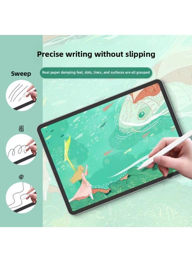 2022 Applicable IPad Paper Film 2021 Pro11 Tablet Frosted Handwriting Painting Film HD Film 2020-Color:Japanese Generation Paper Film (professional Painting) 2 Pieces-Size:2022(ipad Pro) 12.9-inch - Image 2