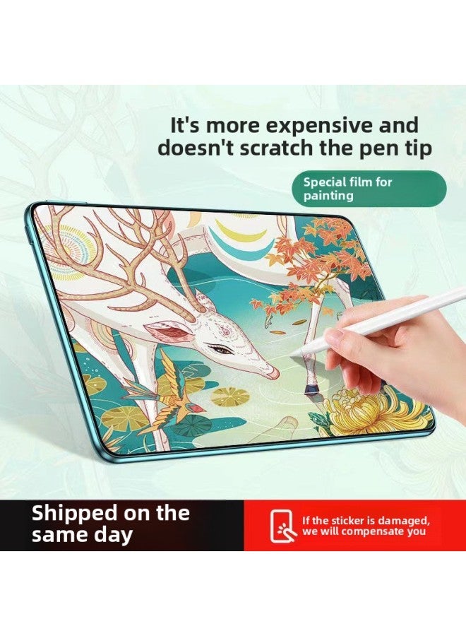 2022 Applicable IPad Paper Film 2021 Pro11 Tablet Frosted Handwriting Painting Film HD Film 2020-Color:Japanese Generation Paper Film (professional Painting) 2 Pieces-Size:2022(ipad Pro) 12.9-inch - Image 4