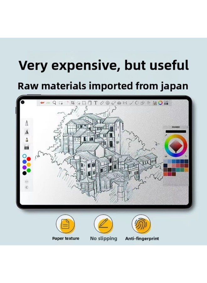 2022 Applicable IPad Paper Film 2021 Pro11 Tablet Frosted Handwriting Painting Film HD Film 2020-Color:Japanese Generation Paper Film (professional Painting) 2 Pieces-Size:2022(ipad Pro) 12.9-inch - Image 5
