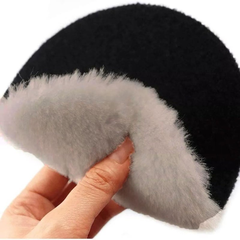 MLD MLD 5 Soft Wool Polishing Pad with Hook and Loop PWP106 5 inch Pack of 1  - Image 3