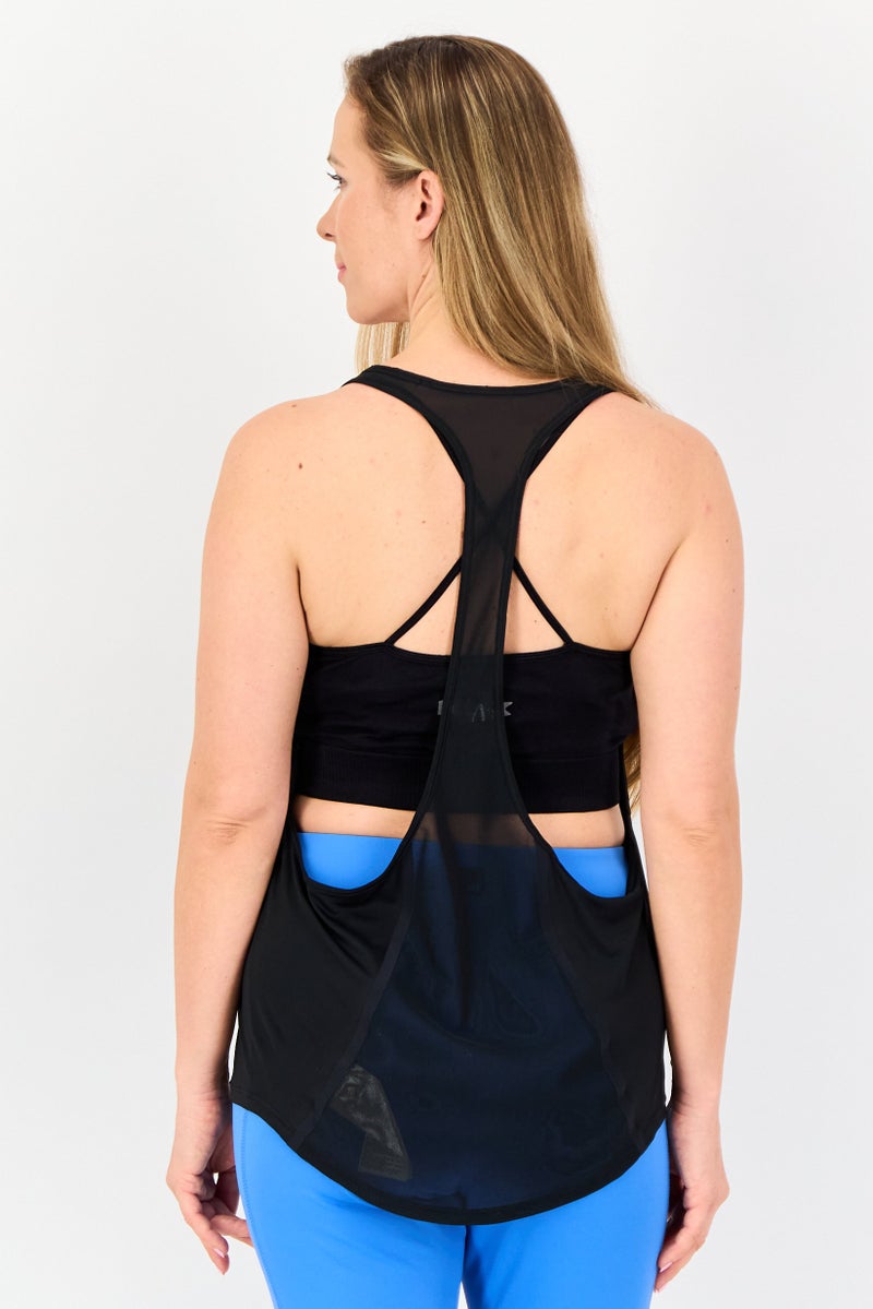 Nike Women Sportswear Fit Sleeveless Training Top, Black - Image 4